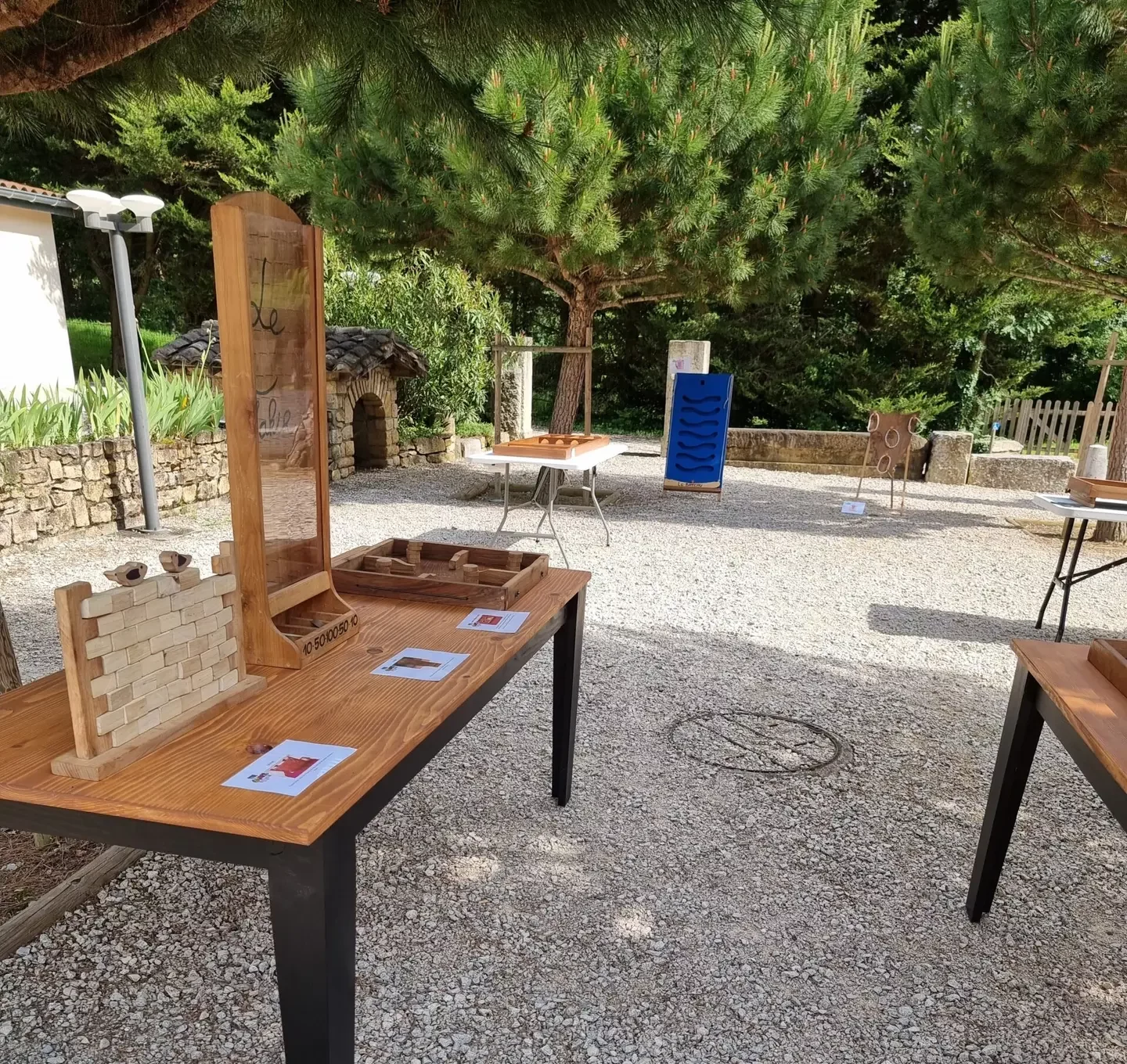 Jeu en bois animation